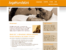Tablet Screenshot of jogakundalini.com.pl